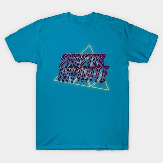 SINISTER INFINITE 80s Text Effects 1 T-Shirt by Zombie Squad Clothing